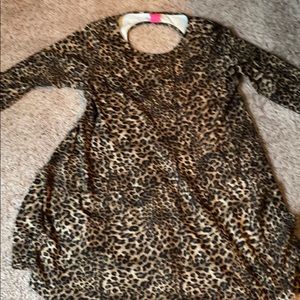 NWOT Betsy Johnson for Torrid Leopard Print Dress